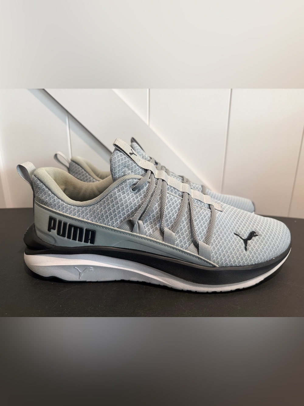 Puma Gray Men's SoftRide Mesh Sneakers - Picture 6 of 10